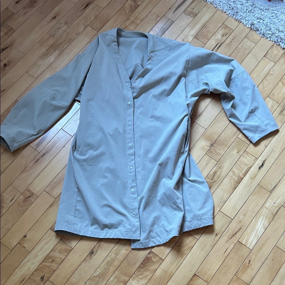 lululemon athletica Tan Button-Up Top